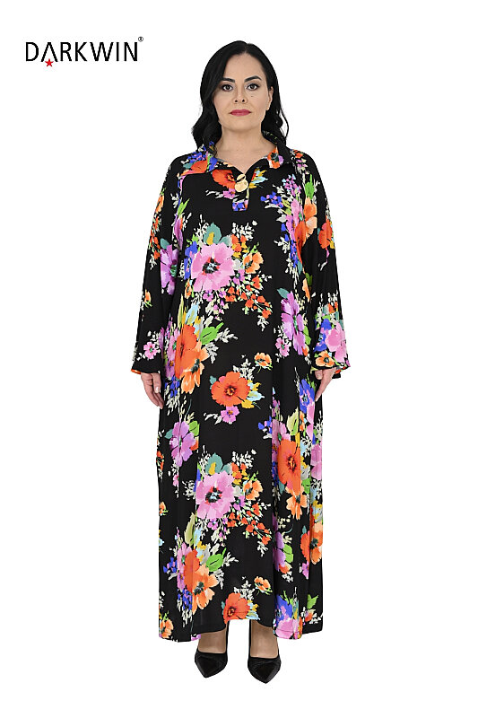 Y6049 DARKWIN ELBİSE DESENLI - 3