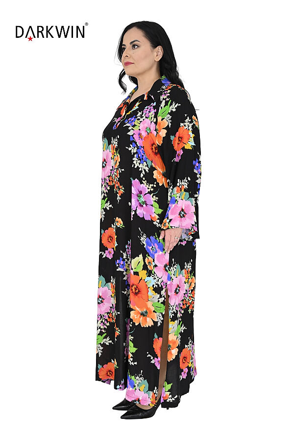 Y6049 DARKWIN ELBİSE DESENLI - 4