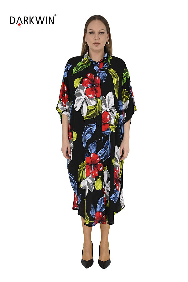 Y6057 DARKWIN ELBİSE DESENLI - 1