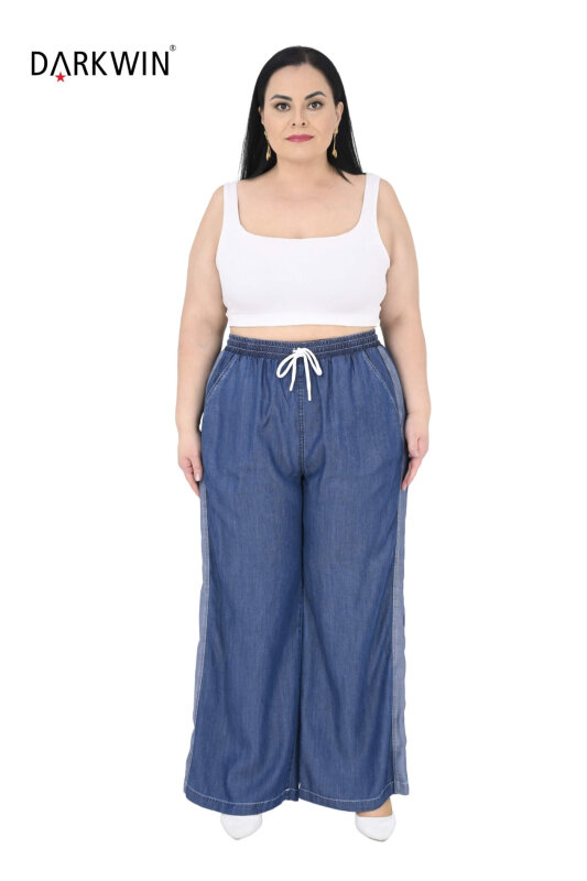 Y8004 DARKWIN BLUZ-PANTOLON MAVI - 4