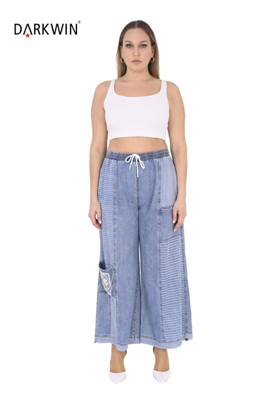 Y8006 DARKWIN BLUZ-PANTOLON MAVI - 4