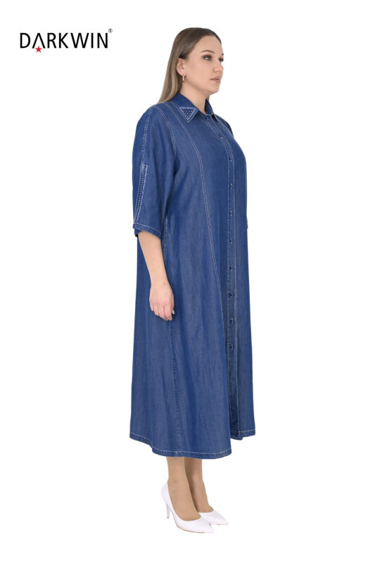 Y8007 DARKWIN ELBİSE MAVI - DARKWIN (1)