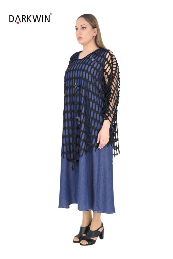 Y8008 DARKWIN ELBİSE MAVI - 2