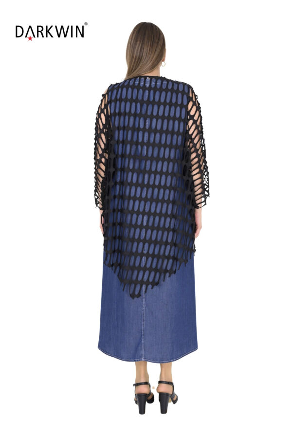 Y8008 DARKWIN ELBİSE MAVI - 3