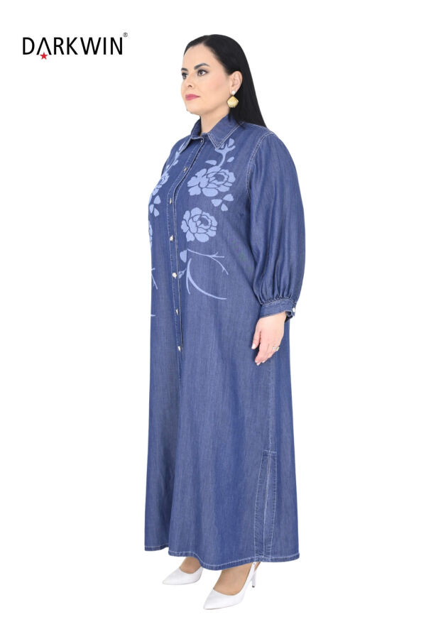 Y8018 DARKWIN ELBİSE MAVI - 2