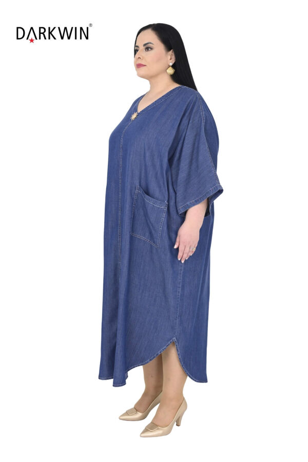 Y8021 DARKWIN ELBİSE MAVI - 2