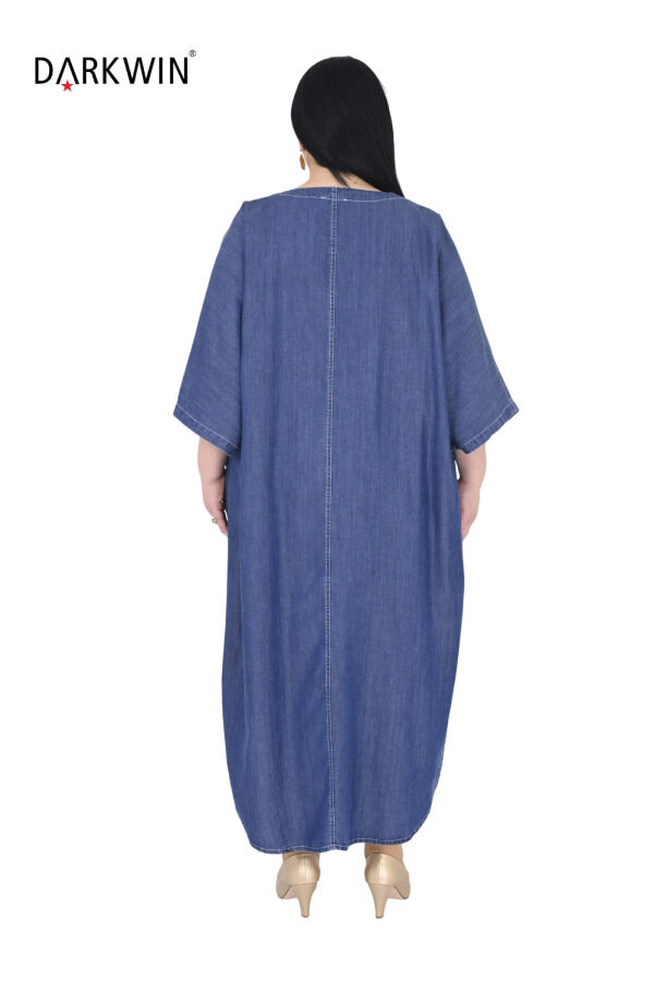 Y8021 DARKWIN ELBİSE MAVI - 3