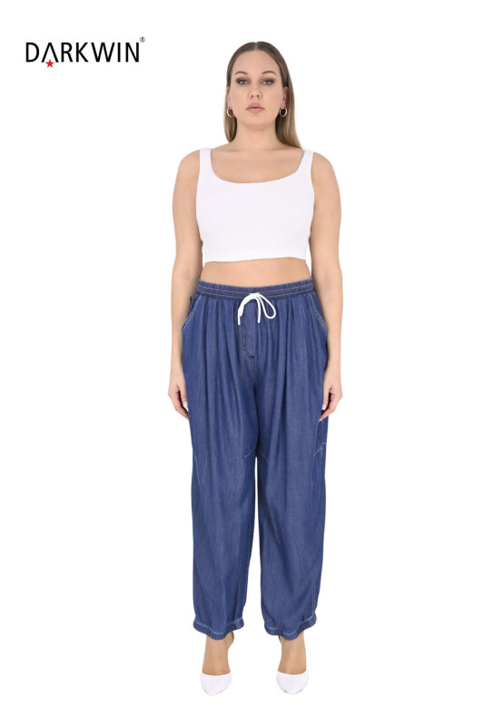 Y8025 DARKWIN BLUZ-PANTOLON MAVI - 4