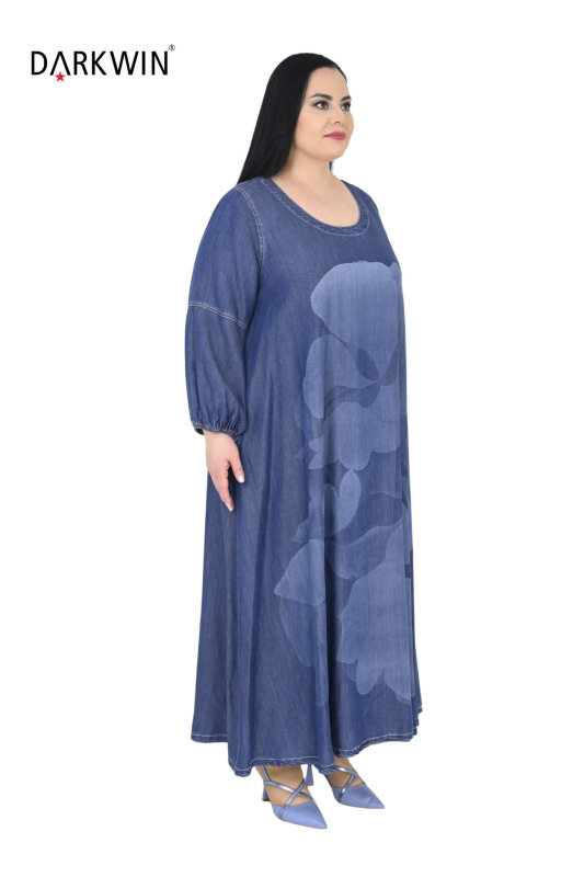 Y8026 DARKWIN ELBİSE MAVI - DARKWIN (1)