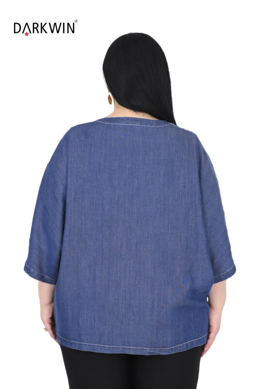 Y8028 DARKWIN BLUZ MAVI - 3