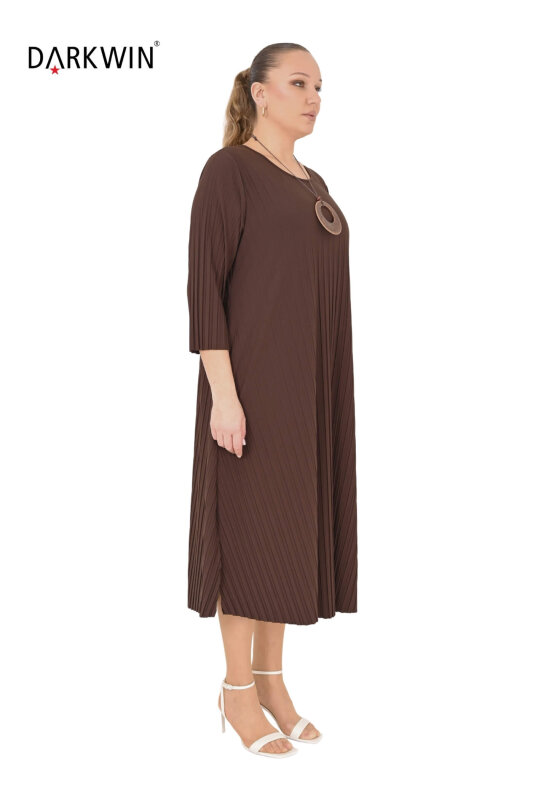 Y9001 DARKWIN ELBİSE KAHVE - DARKWIN (1)