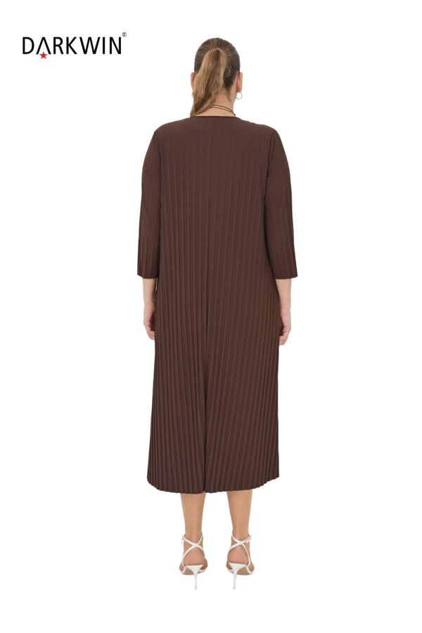 Y9001 DARKWIN ELBİSE KAHVE - 3