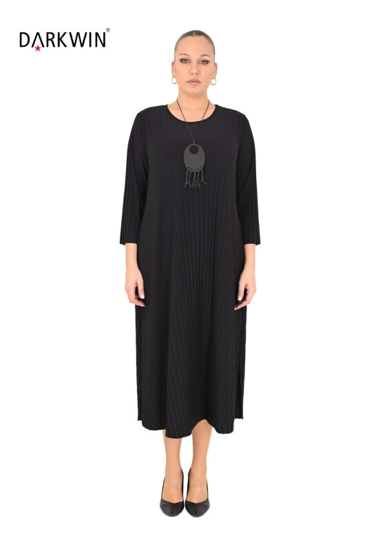 Y9001 DARKWIN ELBİSE SIYAH - DARKWIN