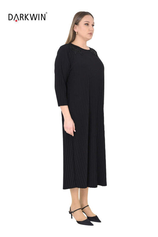 Y9006 DARKWIN ELBİSE SIYAH - 3