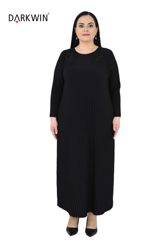 Y9006 DARKWIN ELBİSE SIYAH - DARKWIN (1)