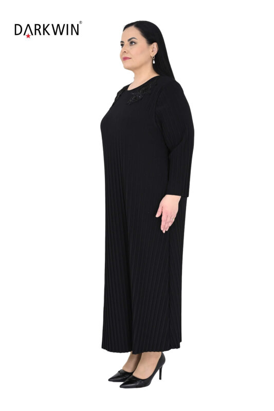 Y9006 DARKWIN ELBİSE SIYAH - 4