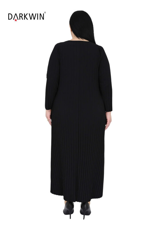 Y9006 DARKWIN ELBİSE SIYAH - 6