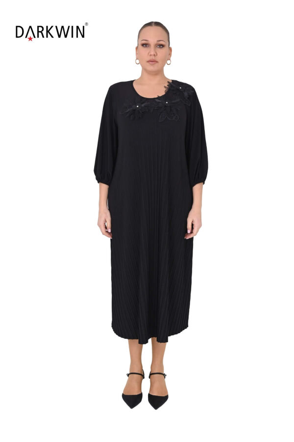 Y9007 DARKWIN ELBİSE SIYAH - 1