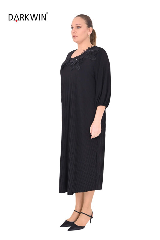 Y9007 DARKWIN ELBİSE SIYAH - DARKWIN (1)