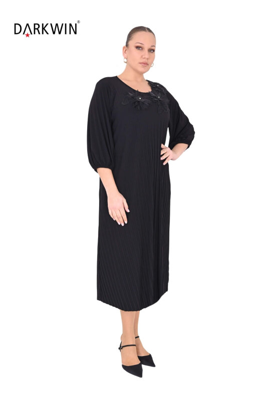Y9007 DARKWIN ELBİSE SIYAH - 3