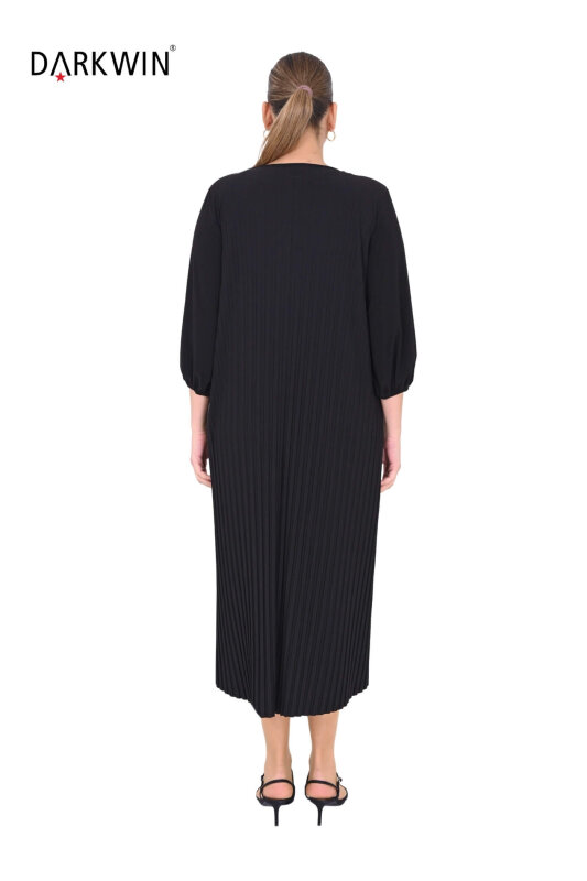 Y9007 DARKWIN ELBİSE SIYAH - 4