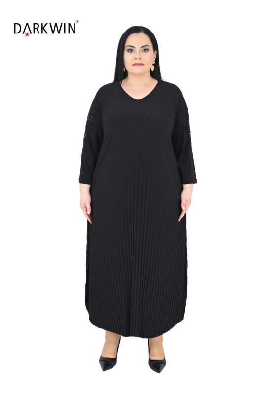 Y9010 DARKWIN ELBİSE SIYAH - DARKWIN