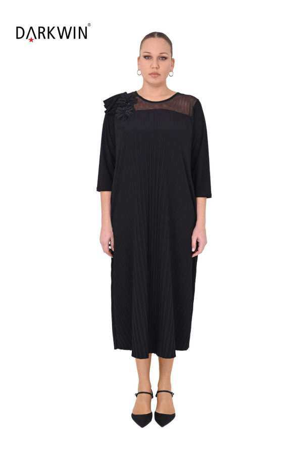 Y9011 DARKWIN ELBİSE SIYAH - 1