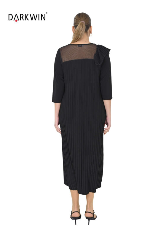 Y9011 DARKWIN ELBİSE SIYAH - 3