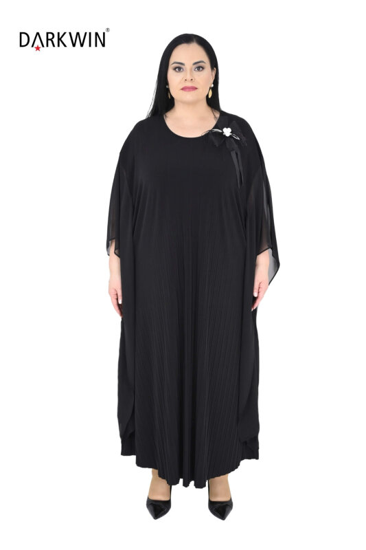 Y9012 DARKWIN ELBİSE SIYAH - DARKWIN