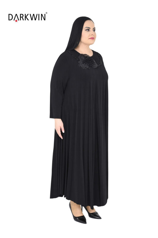 Y9015 DARKWIN ELBİSE SIYAH - DARKWIN (1)